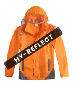 Reflective safety rain suit